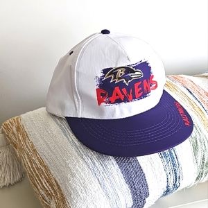 Rare Baltimore Ravens Adult Hat Cap “Play Like A Raven” Adjustable Snap Back